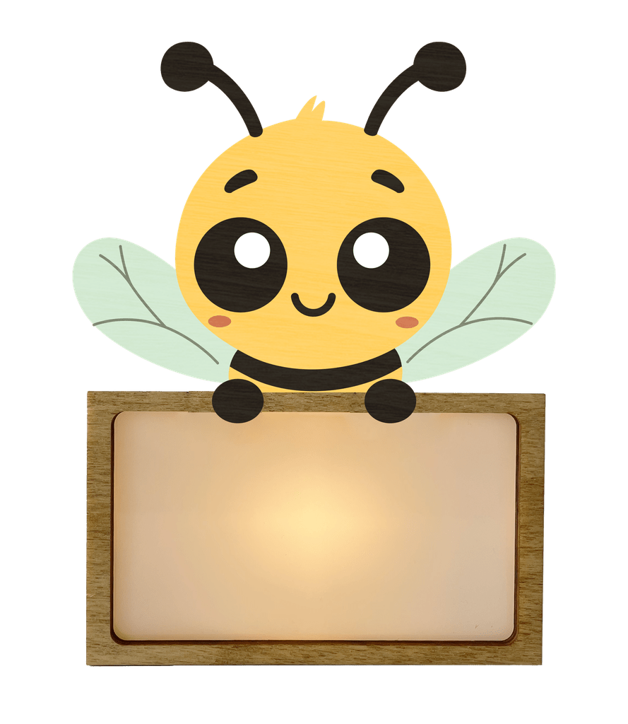 Lampara Infantil Personalizada Abeja - Nanetes